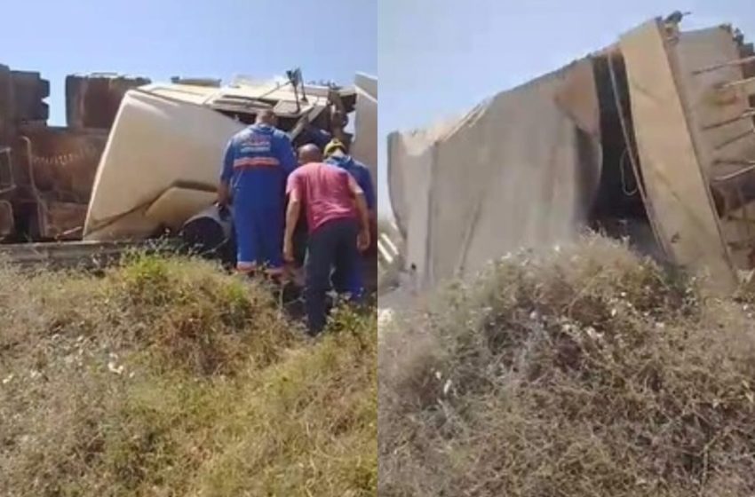  Motorista fica preso às ferragens de caminhão e morre na zona Sudeste de Teresina