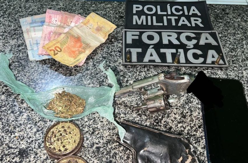  Dono de bar é preso com arma e droga em Santo Inácio do Piauí