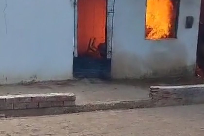  Vídeo: jovem é preso suspeito de atear fogo na casa da própria mãe no Piauí