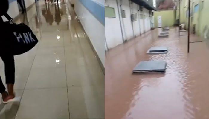  Vídeo: chuva forte causa transtornos em Picos e alaga Hospital Justino Luz