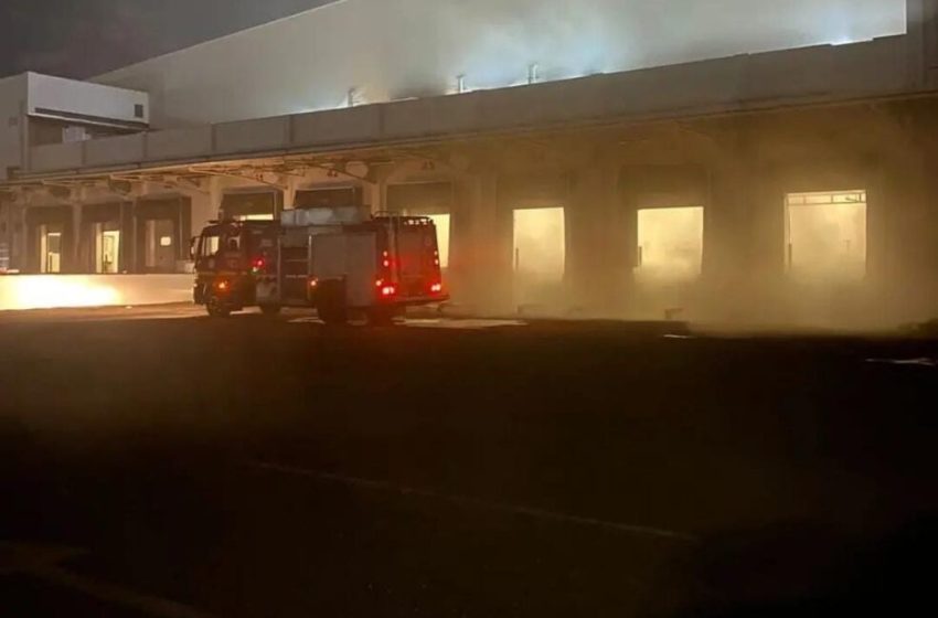  Incêndio atinge centro de distribuição de supermercado em Teresina