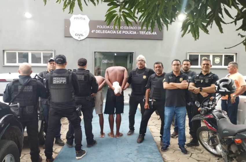  Criminosos que tentaram matar suposto informante da polícia são presos em Teresina