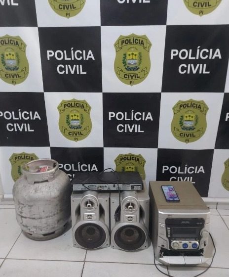  Homem é preso pela segunda vez após furtar botijão e caixa de som em Oeiras