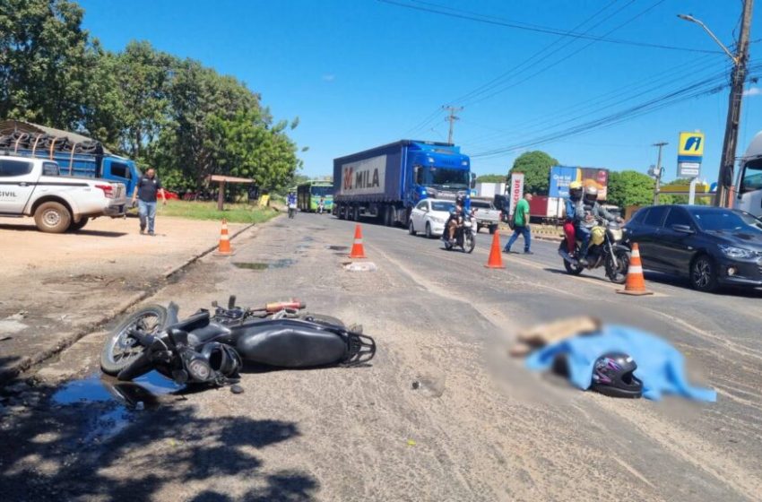  Motociclista morre em acidente próximo ao Terminal de Petróleo de Teresina