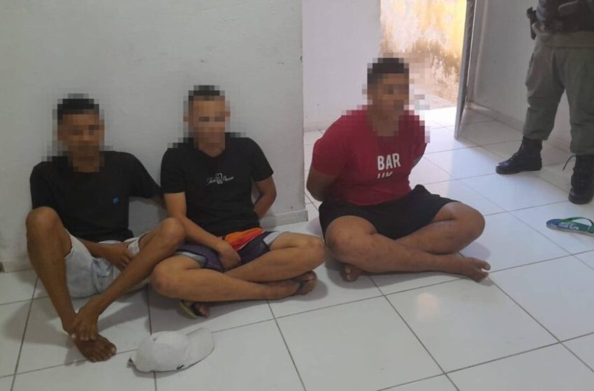  Três homens são presos em flagrante por tráfico de drogas na zona Sudeste de Teresina