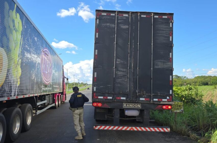  Suspeito de roubo de carga e sequestro é preso com semirreboque clonado