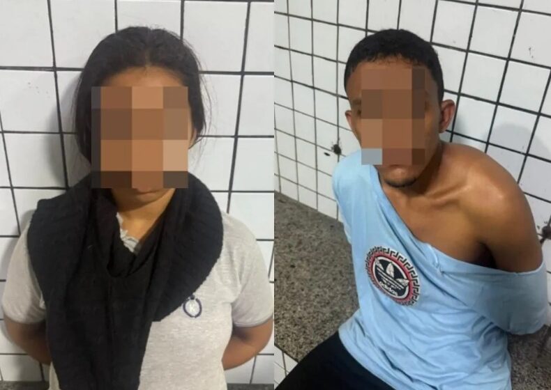 Casal é preso suspeito de manter motorista de aplicativo refém para praticar assaltos em Teresina