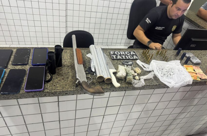  PM apreende quatro adolescentes suspeitos por disparos contra residência em Parnaíba